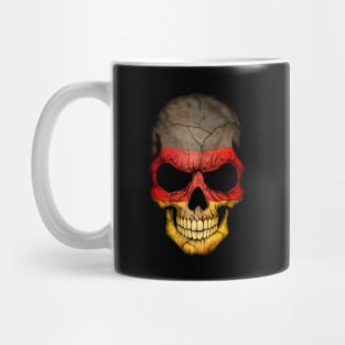 German Flag Skull Mug